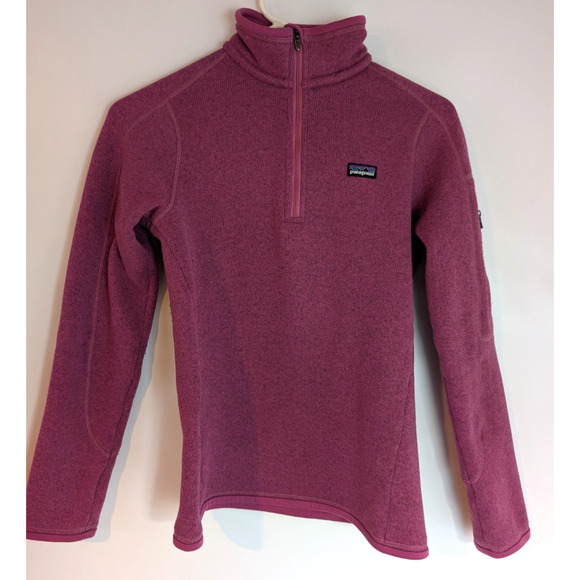Patagonia Womens Better Sweater 1/4 Zip Pullover Jacket Magenta Sz XS - Picture 6 of 7